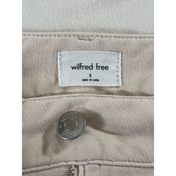 Aritzia Wilfred Free Brennan Pant High Waisted Utility Cargo Cream Gd Birch - Picture 6 of 14